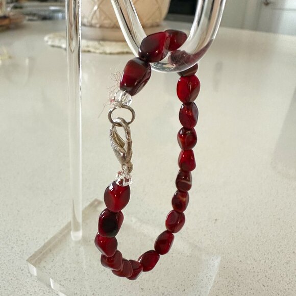 Carnelian Stone Bracelet - Picture 1 of 2